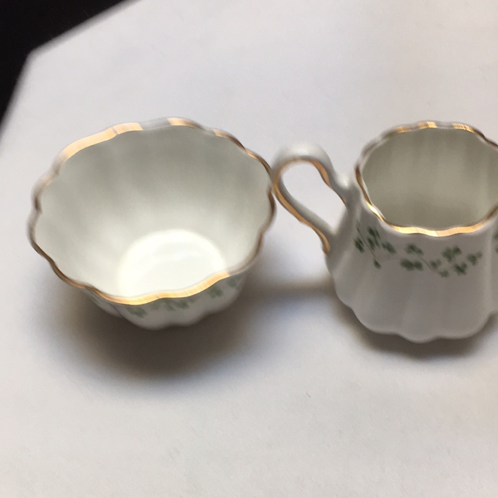 Royal Tara fine bone China open sugar and creamer